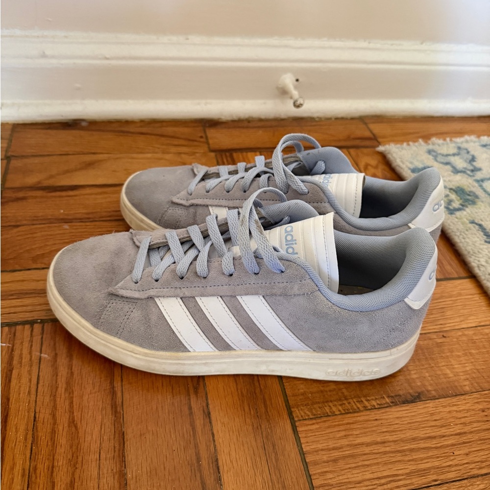 Adidas Suede Blue and White Women's Sneakers